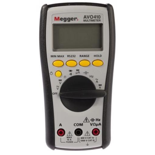 Digitální multimetr 10A ac 750V ac, číslo modelu: AVO410 Megger, s DKD kalibrací