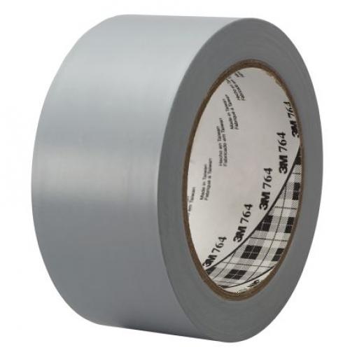Páska pro vyznačení průchodu Pryž, Šedá Vinyl 0.125 mm 50 mm, délka: 33 m Scotch 764 3M