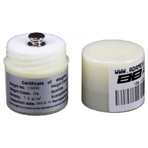 Adam Equipment Co Ltd, 10 g Kontrolní závaží 10 g pro váhy, Třída F1
