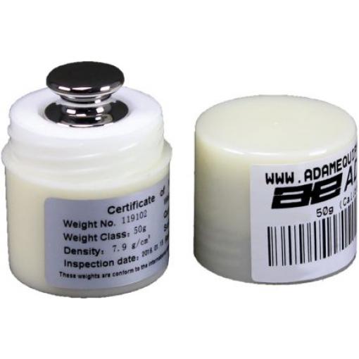 Adam Equipment Co Ltd, 50 g Kontrolní závaží 50 g pro váhy, Třída F1