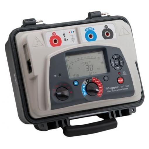 Tester izolace Tester izolace 1012-517 1000 V 15000 V, číslo modelu: MIT1525 Megger 30 TΩ, úroveň kategorie: KAT IV