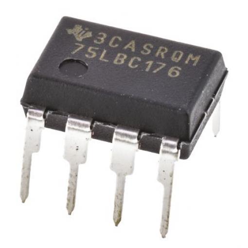 Texas Instruments, standard: AEC-Q100 SN75LBC176P, počet kanálů: 1 Linkový vysílač-přijímač Sběrnicový vysílač-přijímač