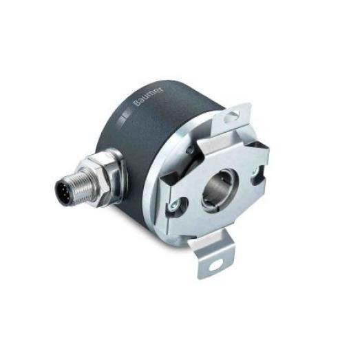 Absolutní kodér, řada: EAM580 Magnetické Dvojčinný 30V 6000 rpm 4096 ppr Dutý IP65 Baumer 12 mm