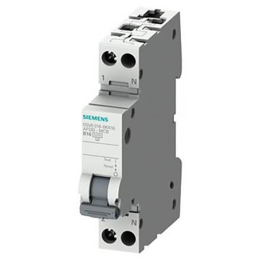 Siemens Požární bezpečnostní jistič, rozsah: 5SV6016 2pólový 10 A vypínací výkon 6 kA, charakteristika: Typ B, rozsah:
