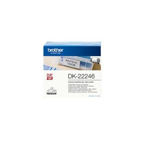 Brother Role do tiskáren štítků Bílá Černá 103 mm P-Touch QL 1050 N, QL 1100, QL 1100 NWB, QL 1110 NWB, QL 1060 N, Řada