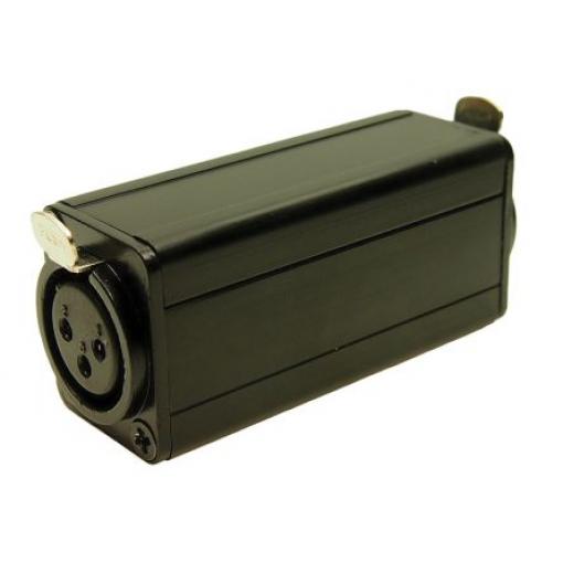 RS PRO Konektor XLR, barva Černá, počet kontaktů: 3, orientace těla: Rovný Vnitřní, Kabel, materiál pouzdra: