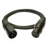 RS PRO Kabel XLR, A: Vnější, A: XLR, B: XLR, B: Vnitřní 2 m, Černá