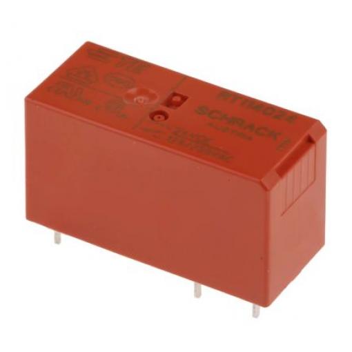 TE Connectivity Výkonové relé SPDT Montáž na plošný spoj 12 A 24 V dc RT1