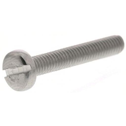 RS PRO Šroub s nízkou půlkulovou hlavou Drážka, Obyčejný, Nerezová ocel hlavice Kónická, velikost závitu: M2 25.0 mm