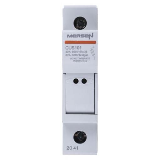 Držák pojistek s montáží na lištu DIN 32 A 690 V ac to 1 kV ac/dc Mersen 10 x 38 mm 1pólový