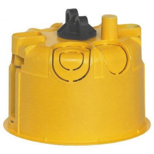 Instalační krabice Batibox 1 50 mm Žlutá Plastové Žlutá NF 67mm Legrand IP20 Zapuštěná montáž 67 mm