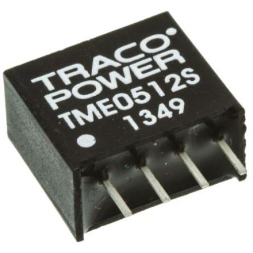 TRACOPOWER Měnič DC/DC TME, výstup: 12 V dc 1 kV dc, Vin 5.5V dc 84 mA, Vin 4.5V 1 W -40 °C 85 °C Průchozí otvor