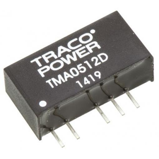 TRACOPOWER Měnič DC/DC TMA, výstup: 12 V dc 1 kV dc, Vin 5.5V dc 42 mA, Vin 4.5V 1 W -40 °C 85 °C Průchozí otvor