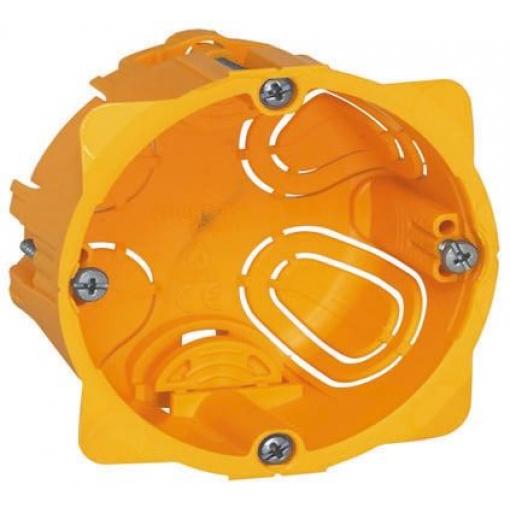 Instalační krabice Batibox 1 40 mm Plastové Žlutá NF 67mm Legrand IP55 Povrch, Zapuštěná montáž 67 mm
