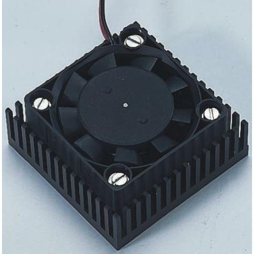 Fischer Elektronik Chladič pro Univerzální čtyřhranný hliníkový s ventilátorem 20 mm 43.1 mm 43.1 mm