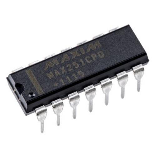 Maxim Integrated MAX251CPD+ Linkový vysílač-přijímač Linkový budič, Budič, Převodník CMOS/TTL CMOS Invertující, počet