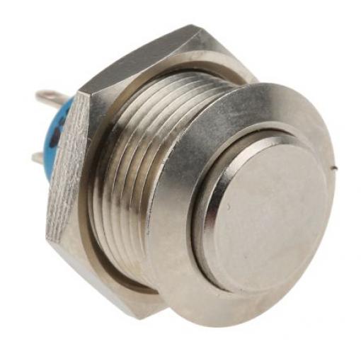 APEM Tlačítkový spínač, řada: 9000 IP54 SPST Panel Okamžité 19.2 mm 1 A 30 V dc