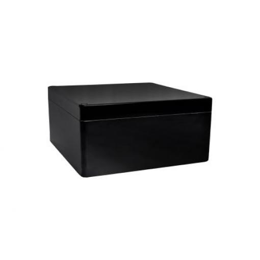 RS PRO Univerzální skříň, řada: GRJ IP66, IP67, IP68 barva Černá barva Černá Polyester vyztužený skelnými vlákny 255 mm