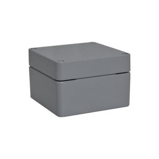 RS PRO Pouzdro, řada: RJ IP66 barva Šedá IK09 barva Šedá Hliník 140 mm 90 mm 140 mm Silikon
