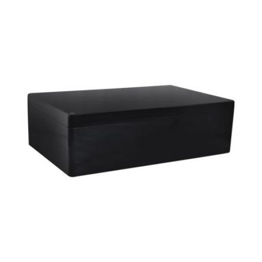 RS PRO Pouzdro, řada: GRJ IP66 barva Černá Polyester vyztužený skelnými vlákny 600 mm 121 mm 250 mm Silikon