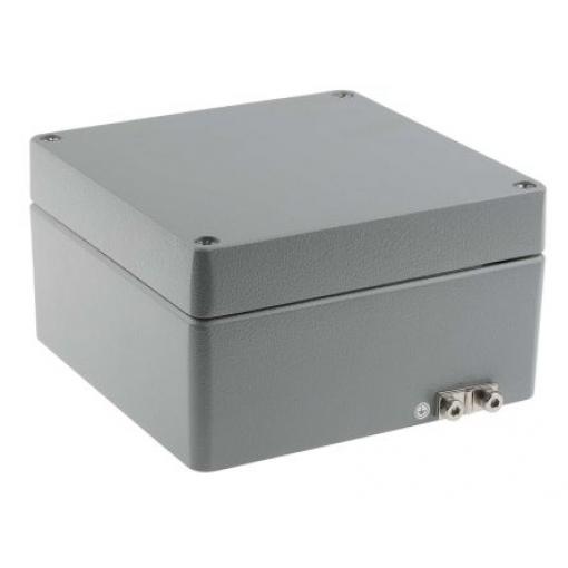 RS PRO Pouzdro, řada: RJ IP66 IK09 Hliník 180 mm 100 mm 180 mm Silikon