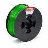 Vlákna pro 3D tiskárny, Průsvitná zelená 1.75 mm 1 kg Polyethylentereftalát glykol RS PRO
