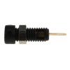 Hirschmann Test & Measurement Zásuvka na banánky, 2 mm, 60V dc, 6A, Černá, Vnitřní Pájecí, materiál kontaktu: Slitina