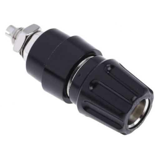 Připojovací svorník, Černá M6 x 0.75, 60 V dc 4 mm Hirschmann Test & Measurement 63A