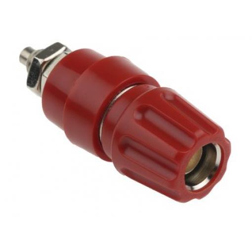 Připojovací svorník, Červená M6 x 0.75, 60 V dc 4 mm Hirschmann Test & Measurement 63A