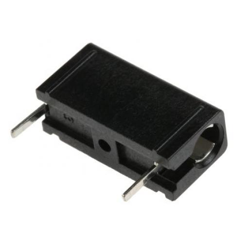 Hirschmann Test & Measurement Testovací zásuvka, 4 mm, 60V dc, 16A, Černá, Vnitřní Pájecí, materiál kontaktu: Mosaz,