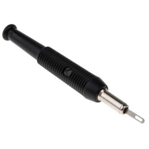 Hirschmann Test & Measurement Zásuvka na banánky, 2 mm, 60V dc, 6A, Černá, Vnitřní Šroubová, materiál kontaktu: Slitina