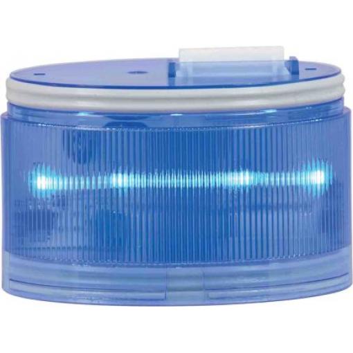 RS PRO Maják barva čočky Modrá Stálé, Blikající LED Blikající světelný prvek 240V ac/dc barva pouzdra Modrá základna 70