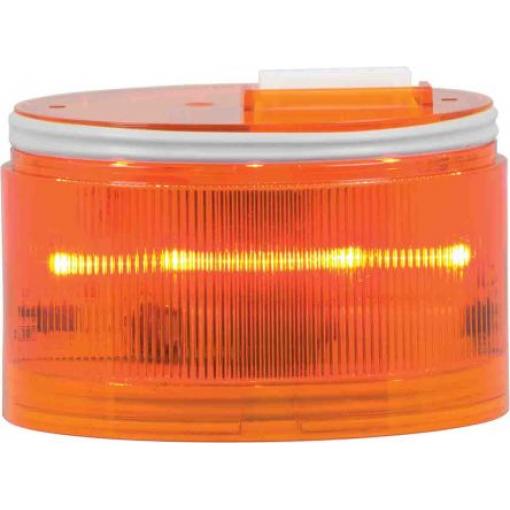 RS PRO Maják barva čočky Žlutá Stálé, Blikající LED Blikající světelný prvek 240V ac/dc barva pouzdra Žlutá základna 70