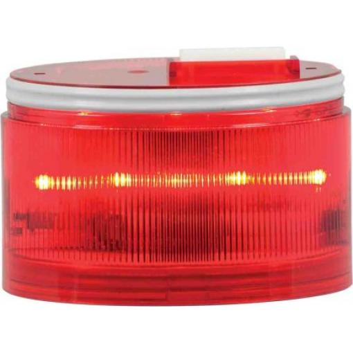 RS PRO Maják barva čočky Červená Blikající, Stálé LED Blikající světelný prvek 240V ac/dc barva pouzdra Červená základna