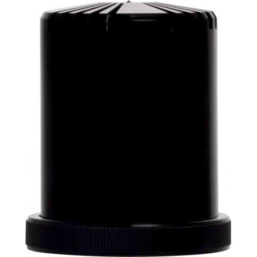 RS PRO Modul sirény barva čočky Čirá Stálé LED Jednotka alarmu 110V ac barva pouzdra Černá základna 55 mm St. IP54