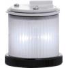 RS PRO Maják barva čočky Čirá Stálé, Blikající LED Jednotka majáku 240V ac barva pouzdra Čirá základna 55 mm St. IP66