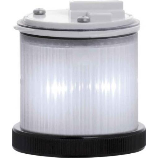 RS PRO Maják barva čočky Čirá Stálé, Blikající LED Jednotka majáku 240V ac barva pouzdra Čirá základna 55 mm St. IP66