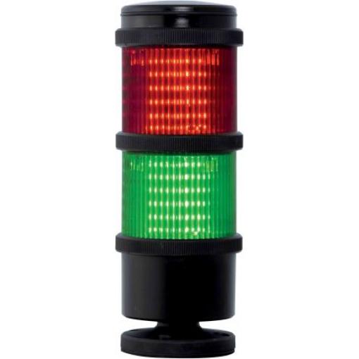 RS PRO Signální věž LED 2 světelných prvků barva Zelená, Červená 240V ac/dc Kroužek
