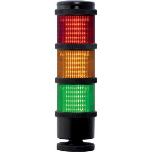 RS PRO Signální věž LED barva Zelená, Žlutá, Červená 240V ac Kroužek