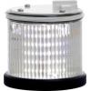 RS PRO Maják barva čočky Čirá Stálé LED Prvek stálého světla 24V ac/dc barva pouzdra Čirá základna 75 mm AC/DC IP66