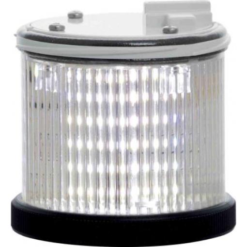RS PRO Maják barva čočky Čirá Stálé LED Prvek stálého světla 24V ac/dc barva pouzdra Čirá základna 75 mm AC/DC IP66