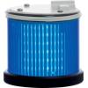 RS PRO Maják barva čočky Modrá Stálé LED Prvek stálého světla 110V ac barva pouzdra Modrá základna 75 mm St. IP66