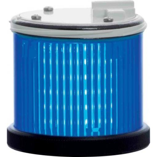 RS PRO Maják barva čočky Modrá Stálé, Blikající LED Jednotka majáku 110V ac barva pouzdra Modrá základna 75 mm St. IP66