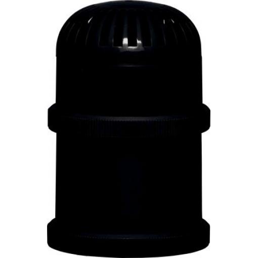 RS PRO Modul sirény barva čočky Čirá Stálé LED Siréna 230V ac barva pouzdra Černá základna 75 mm AC/DC IP65