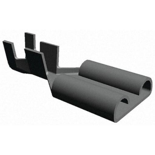 TE Connectivity Zásuvný konektor, řada: FASTON .375 Neizolované, 9.53 x 1.19 mm, Černá Vnitřní, celková délka: 27.2 mm,