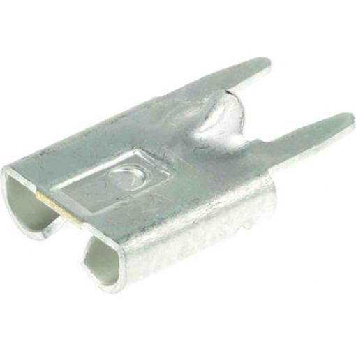 TE Connectivity Zásuvný konektor, řada: FASTON .250 Neizolované, 6.35 x 0.81 mm, Černá Vnitřní, celková délka: 12.19 mm,