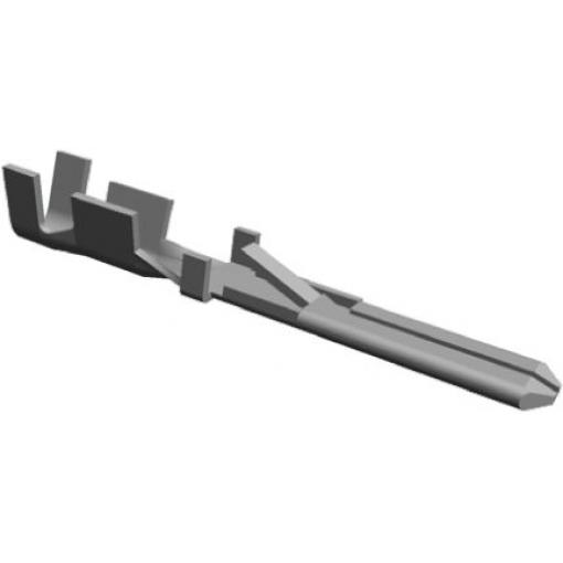 TE Connectivity Zásuvný konektor, řada: FASTIN-FASTON .110 Neizolované, 2.79 x 0.81 mm, Černá Vnější, celková délka: