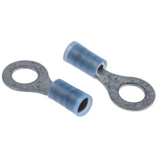 Očková koncovka, řada: Avikrimp, pokovení: Cín, M6, Modrá, 105 °C, min. AWG: 18 AWG, max. AWG: 14 AWG, Izolované, -55