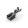 TE Connectivity Zásuvný konektor, řada: FASTON .250 Neizolované, 6.35 x 0.8 mm, Černá Vnitřní, celková délka: 20.1 mm,