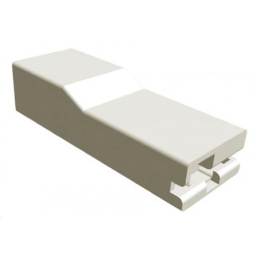 Pouzdro krimpovací svorky, řada: AMP FASTON, počet kontaktů: 1, Polyamid 66, Přírodní, šířka jazýčku: 6.35 mm, max. AWG: